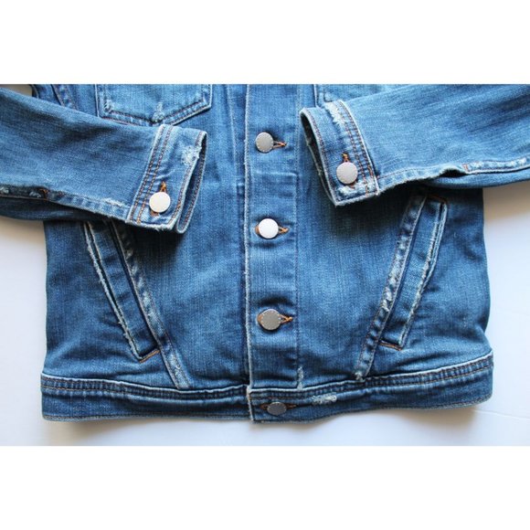 L'AGENCE Celine Jacket Authentique Distressed Size XS - Picture 12 of 14